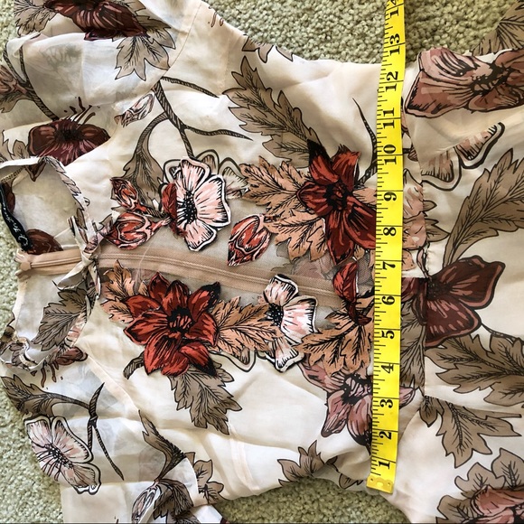 NWOT For Love&Lemons Floral Mini Dress - Picture 4 of 4